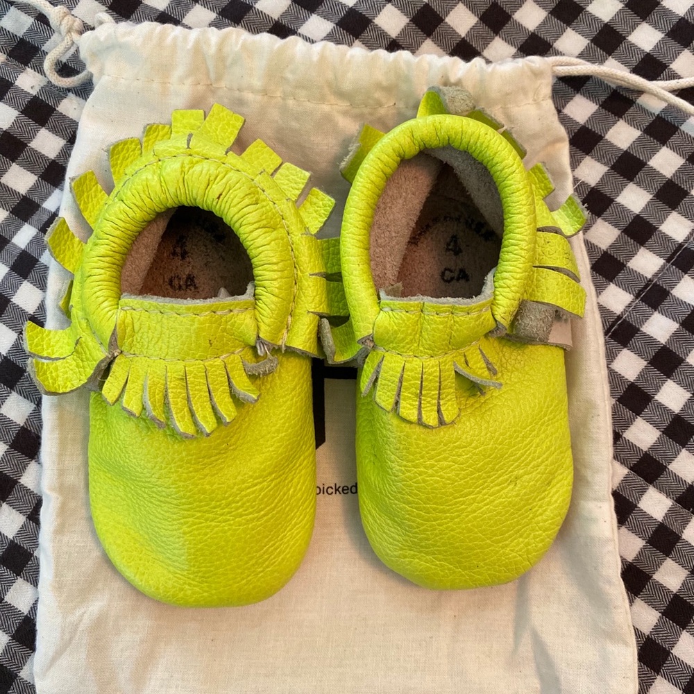 Leather moccasins